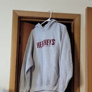 Gildan Gray Hoodie with Hershey's Logo